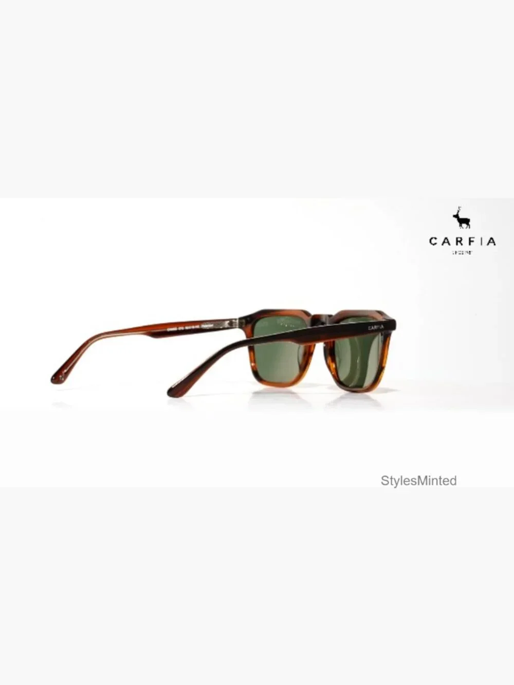 Vintage Retro Square Acetate Polarized Sunglasses UV Protection Gift Set